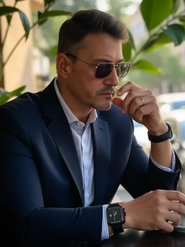 a_stylish_young_man_with_a_well-groomed_beard_and_voluminous_slicked-back_brown_hair_wearing_aviato_3liym4hcm9xnlehco5m9_1